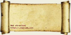 Danica Cimbaljević vizit kartica